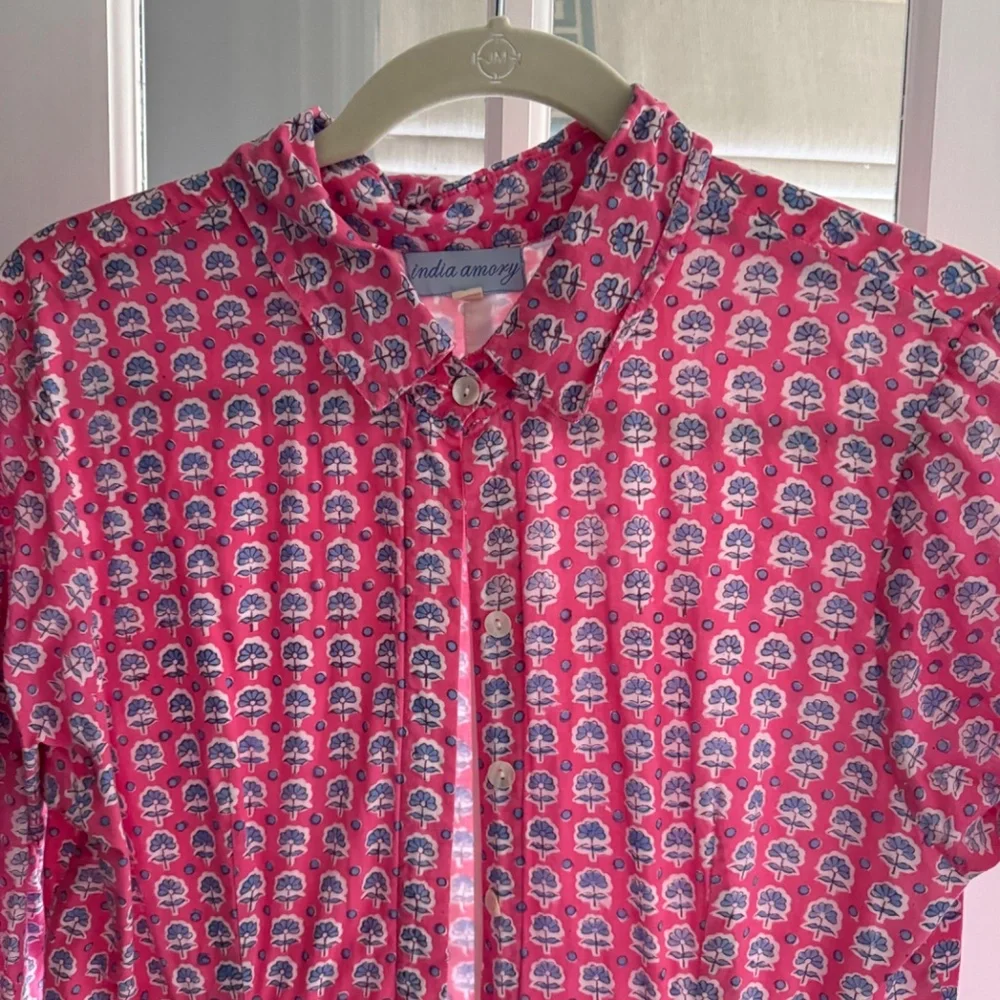 Julia Amory Pink Shirt Dress - Picture 2 of 4